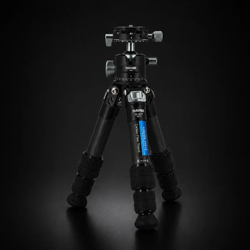 HAVOX® HX12A30 STURDY CAMERA TRIPOD