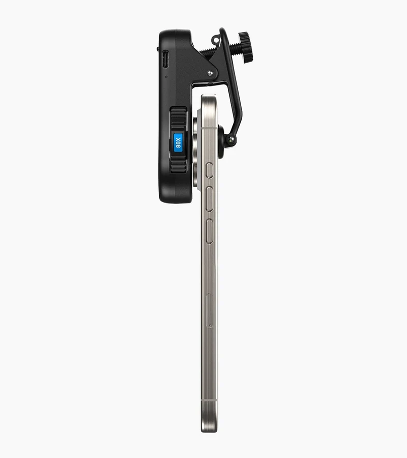 TriScope Smart Dreifach-Vergrößerungs-Handymikroskop (40x/80x/120x)