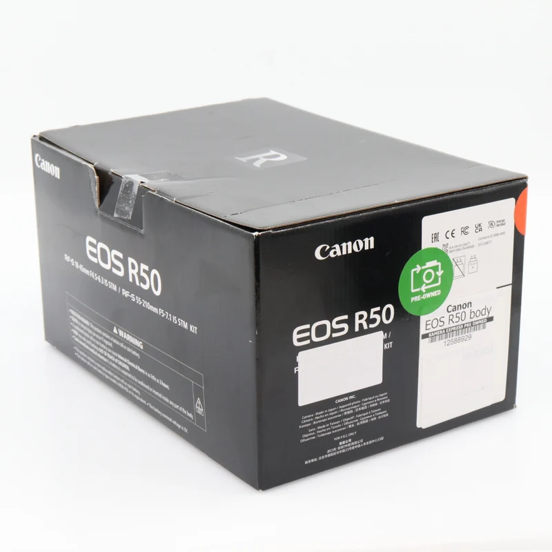 Canon EOS R50 body used