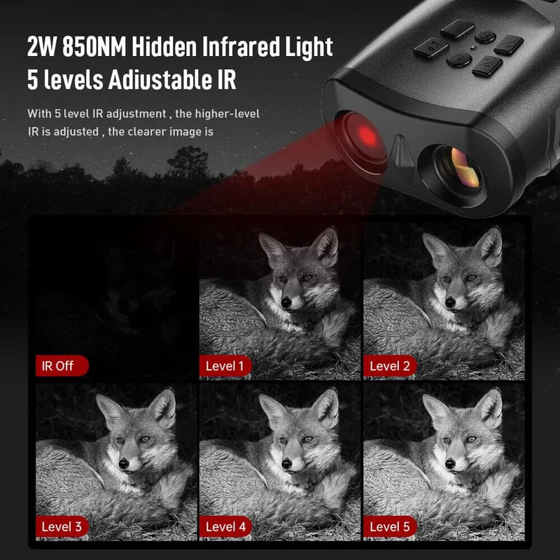 NV009 Neue digitale 4K-HD-Nachtsichtbrille im Eulen-Stil