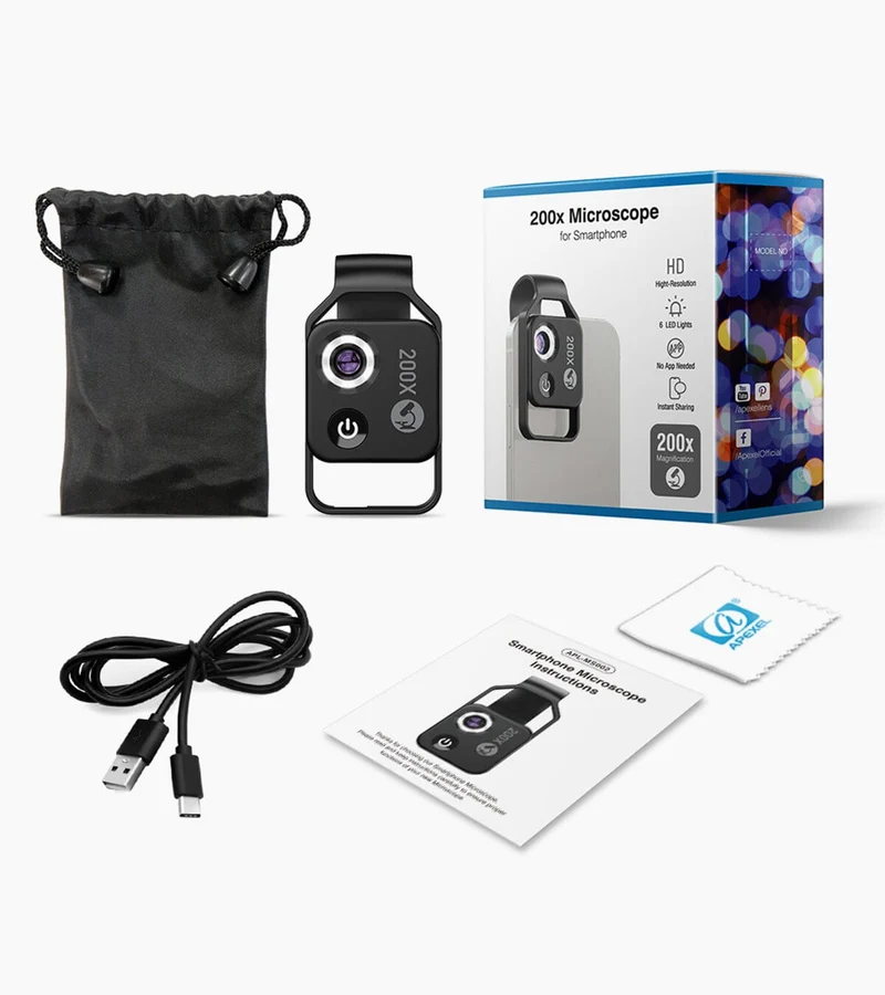 200X Smartphone-Mikroskop