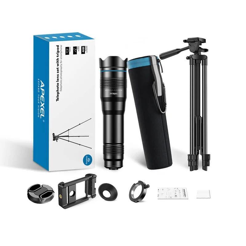 Verbessertes 36x-Smartphone-Teleobjektiv-Kit