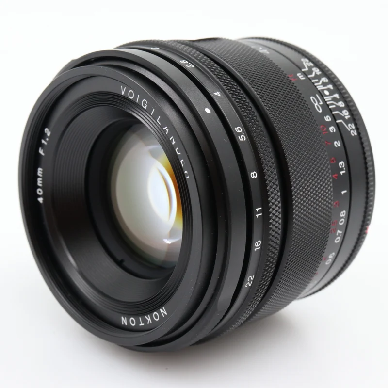 Voigtlander Nokton 40mm f/1.2 ASPH. Canon RF used