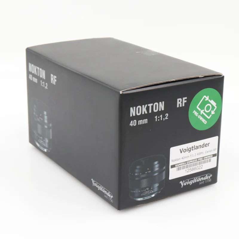 Voigtlander Nokton 40mm f/1.2 ASPH. Canon RF used