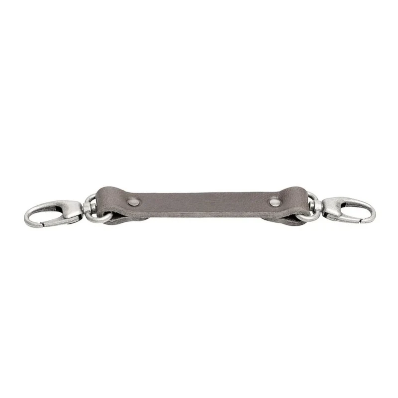 Der Hantler Brustgurt Grau / Messing, groß 33cm