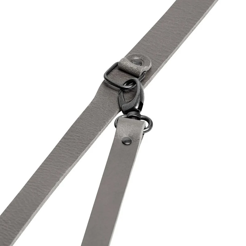 Der Hantler Brustgurt Grau / Messing, groß 33cm