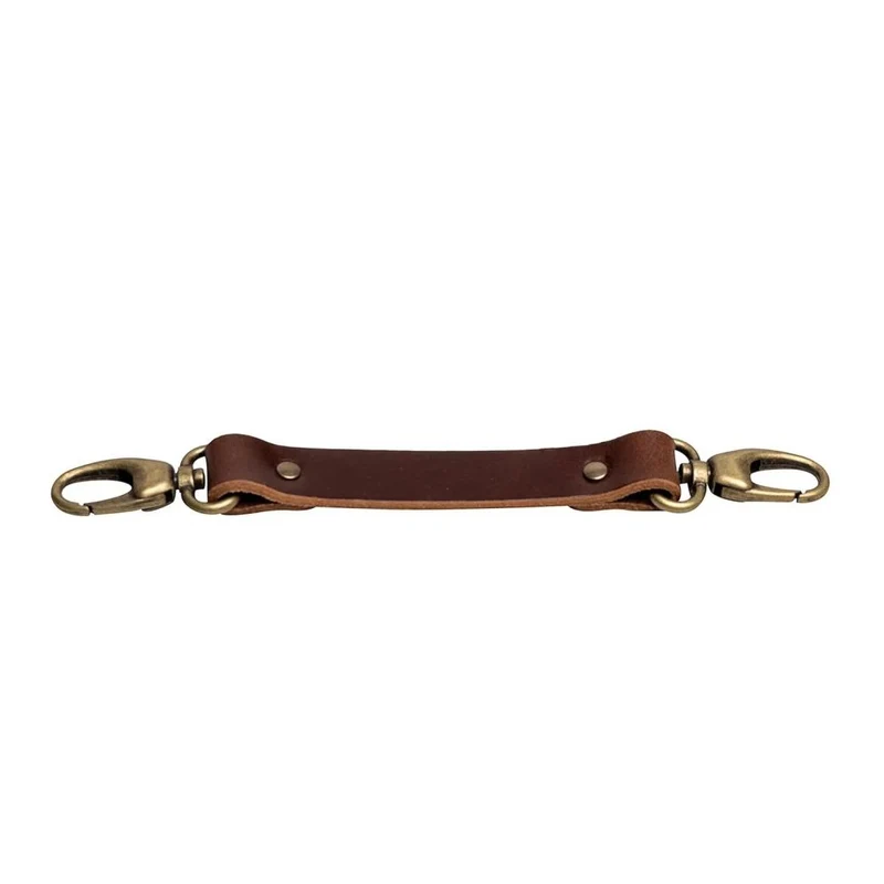Der Hantler Brustgurt Brandy / Altsilber, groß 33cm