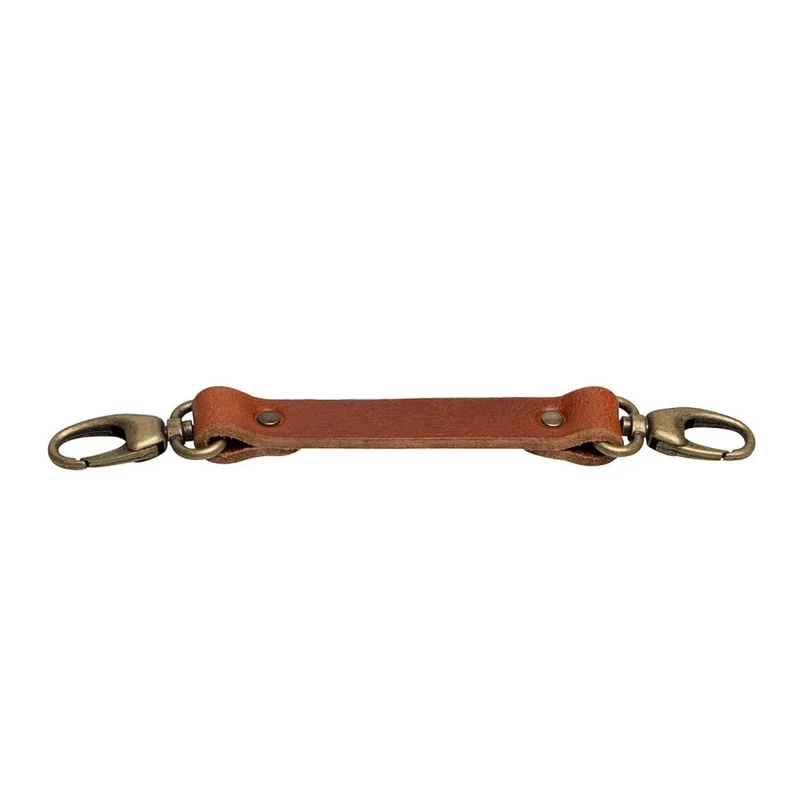 The Hantler Chest strap Cognac / Brass, large 33cm