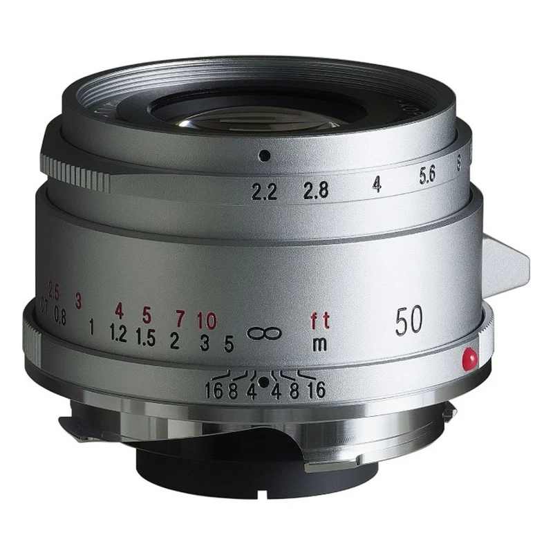 Voigtländer Color-Skopar 50mm f/2.2 VM Mount silber
