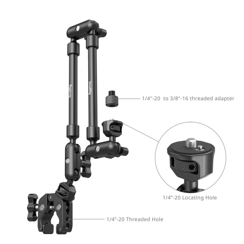 SmallRig Magic Arm mit Krabbenklemmenset für Schreibtischfotografie 4766