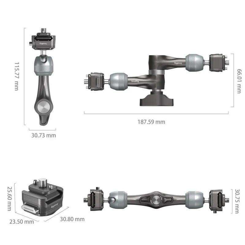 SmallRig HawkLock H21 Quick Release Rosette Magic Arm (7") 4490