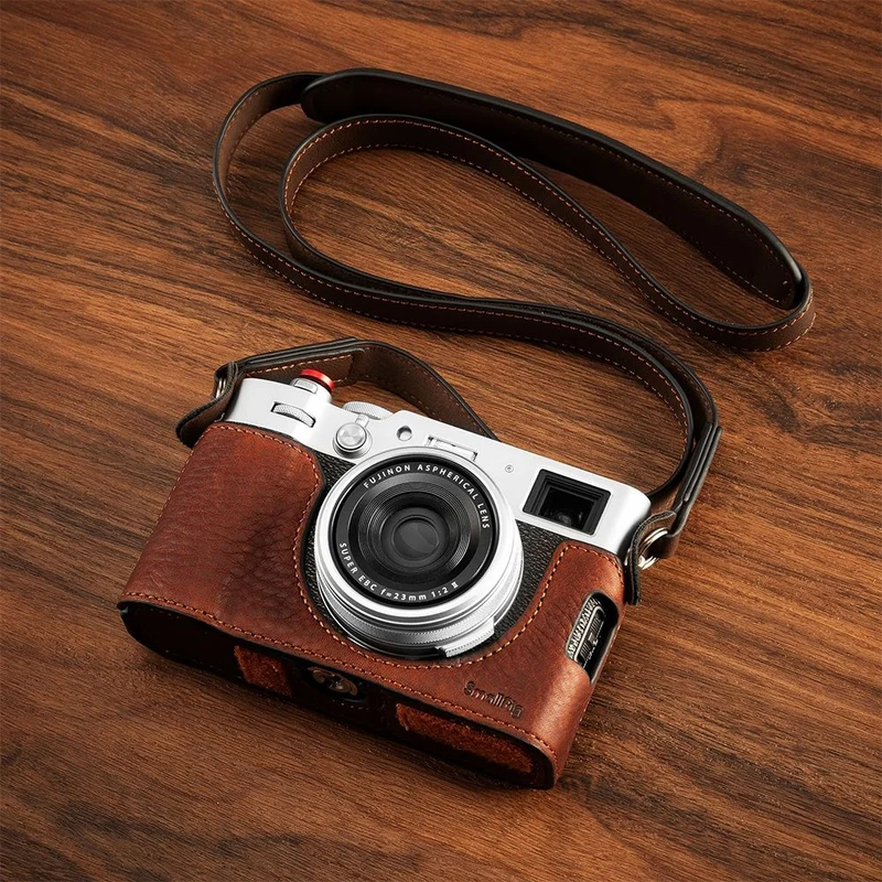 SmallRig Leder-Halbschalenset für Fujifilm X100VI (braun) 4699