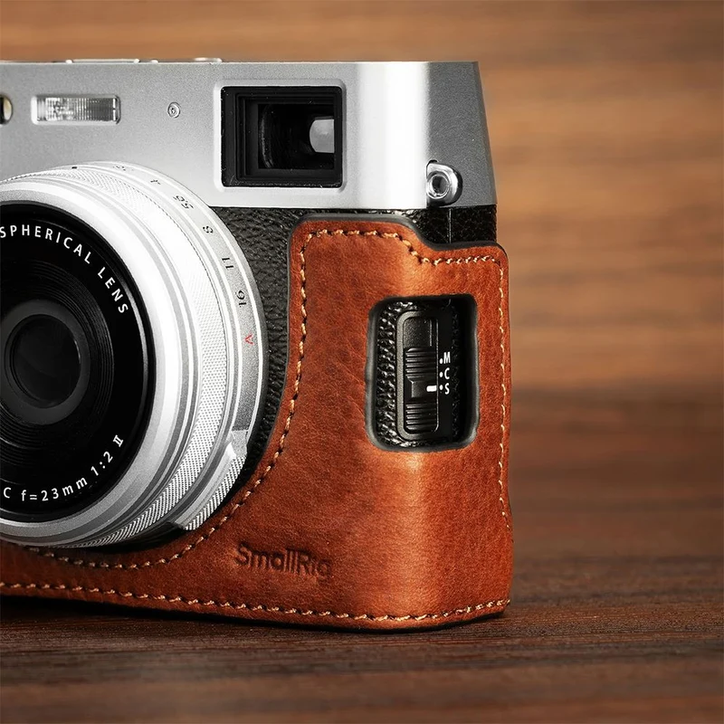 SmallRig Leder-Halbschalenset für Fujifilm X100VI (braun) 4699