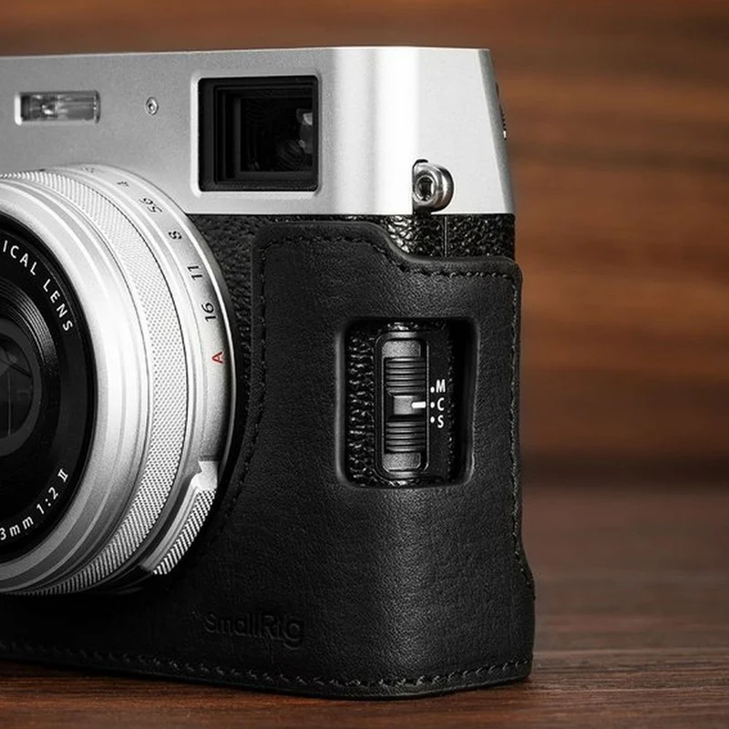 SmallRig Leder-Halbschalenset für Fujifilm X100VI (schwarz) 4700