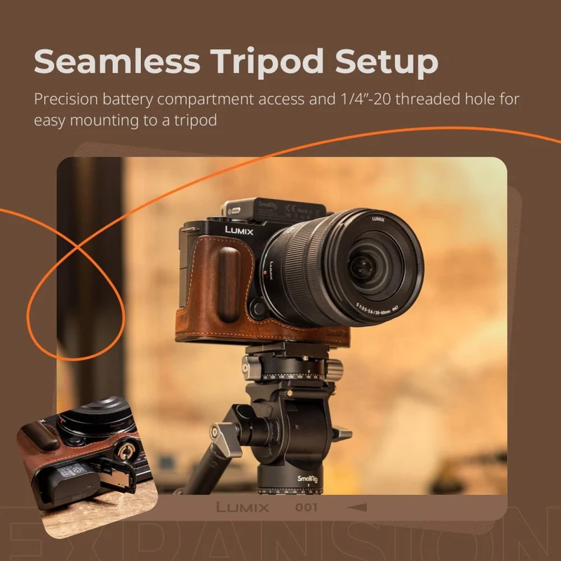 SmallRig Leather halfcase for Panasonic LUMIX S9 4703