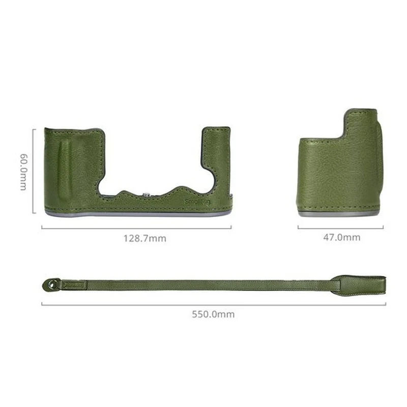 SmallRig Leder-Halbschalenset für Fujifilm X-T50 (grün) 4711