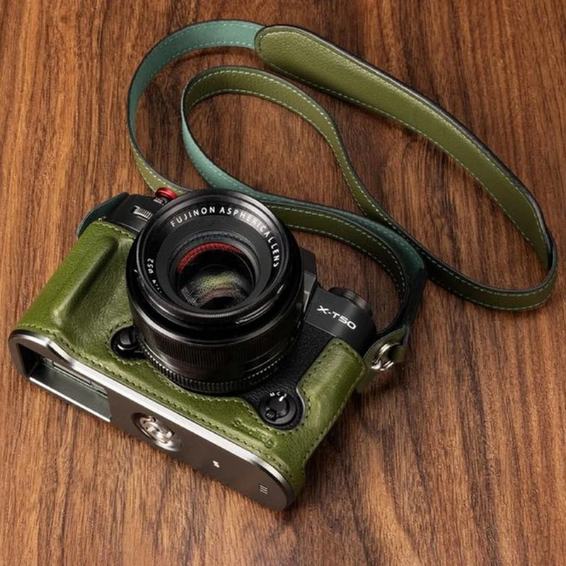 SmallRig Leder-Halbschalenset für Fujifilm X-T50 (grün) 4711