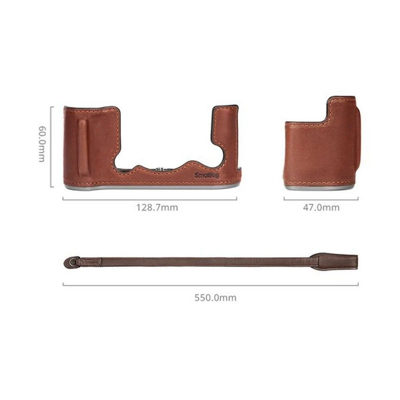 SmallRig Leder-Halbschalenset für Fujifilm X-T50 (braun) 4710
