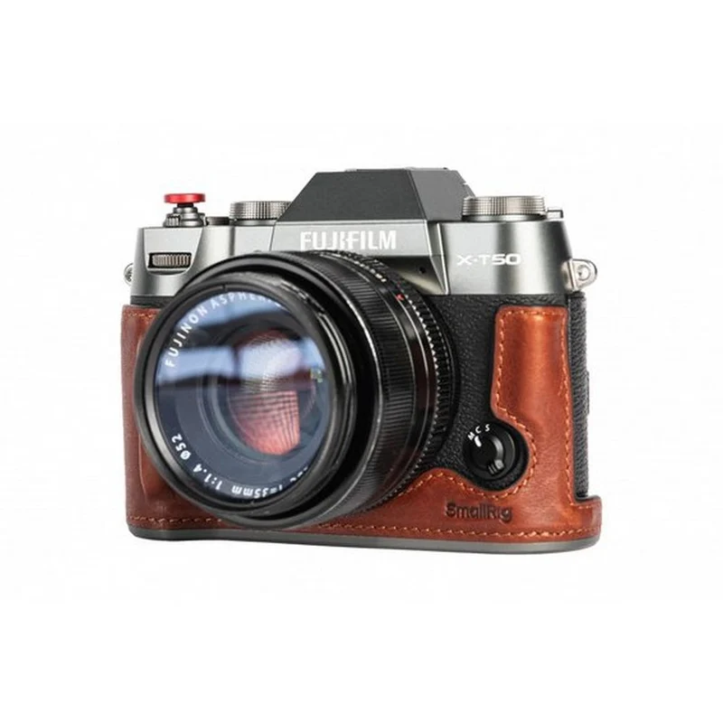 SmallRig Leder-Halbschalenset für Fujifilm X-T50 (braun) 4710
