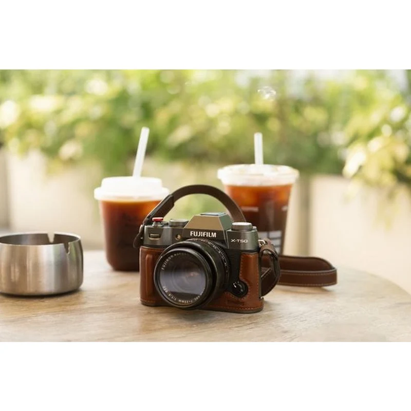 SmallRig Leder-Halbschalenset für Fujifilm X-T50 (braun) 4710