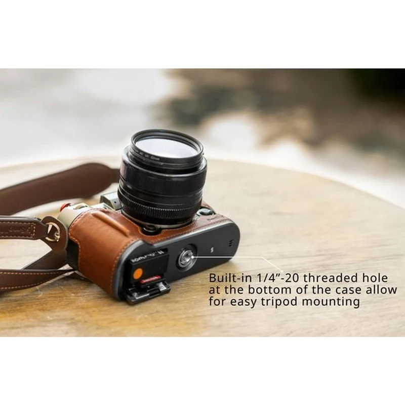SmallRig Leder-Halbschalenset für Fujifilm X-T50 (braun) 4710