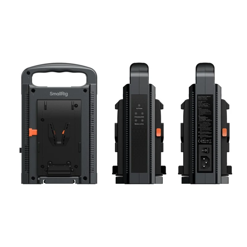 SmallRig 4578 Dual Channel V-Mount Battery Charger (EU Standard)