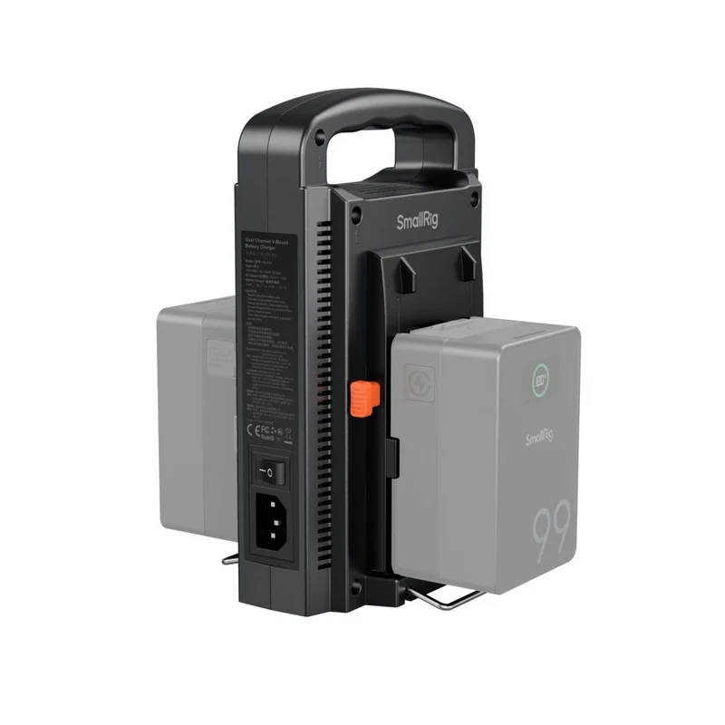 SmallRig 4578 Dual Channel V-Mount Battery Charger (EU Standard)