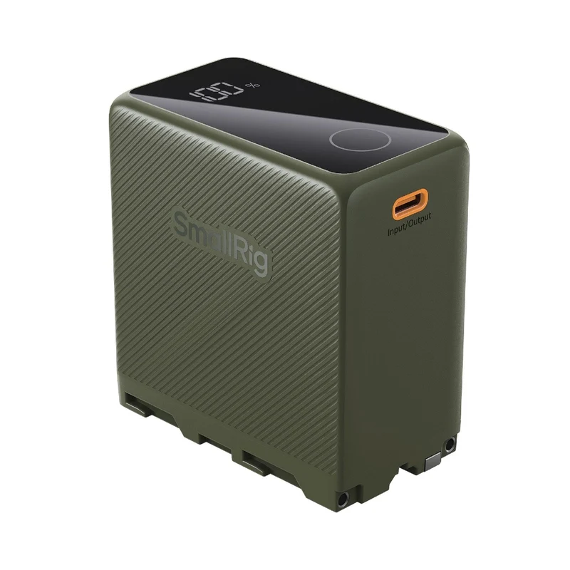 SmallRig 4577 NP-F970 USB-C Rechargeable Camera Battery, green