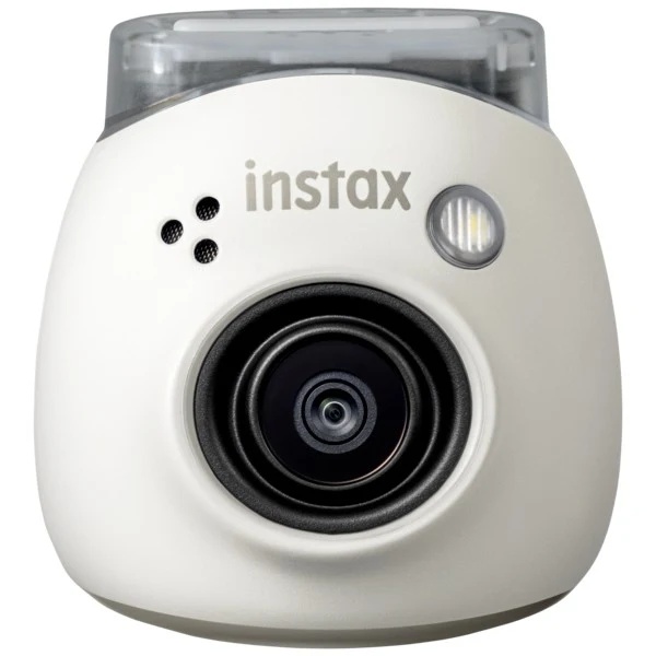 Fujifilm INSTAX PAL digital camera, Milky White + printer Link WIDE, Ash White