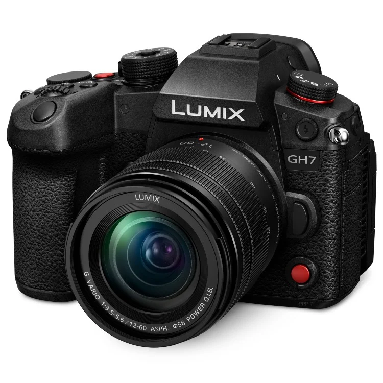 Panasonic Lumix DC-GH7 Gehäuse + MFT 12-60mm f/3.5-5.6 ASPH Power OiS Lumix G Vario