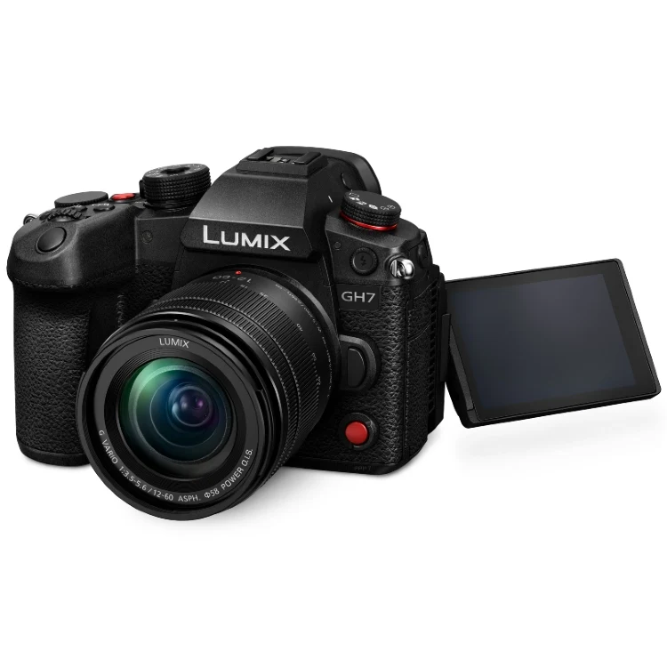 Panasonic Lumix DC-GH7 Gehäuse + MFT 12-60mm f/3.5-5.6 ASPH Power OiS Lumix G Vario