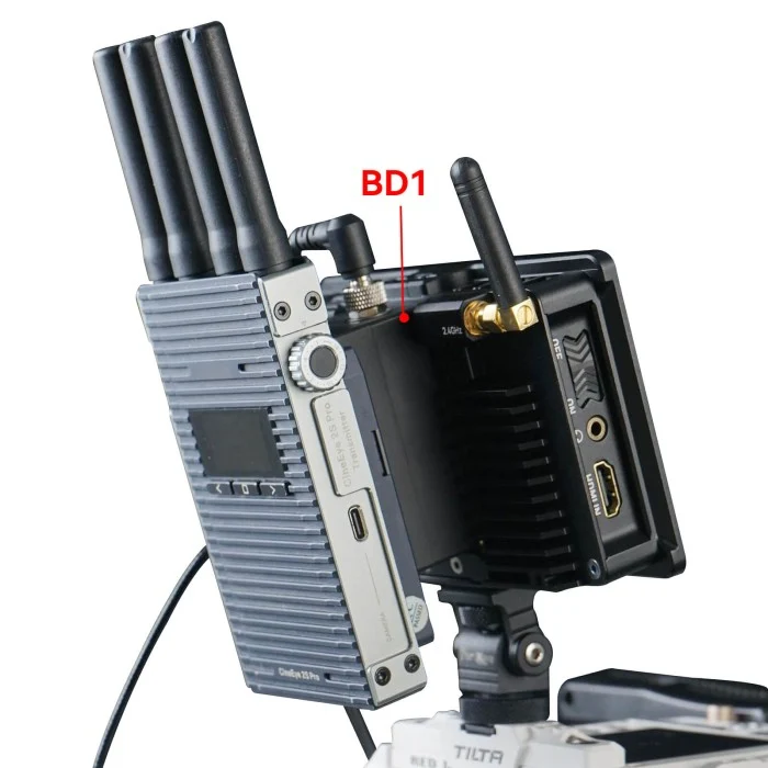 Portkeys BD1 Schaltbare doppelseitige Blindbatterie für Camara Monitor- und Videoübertragungssystem