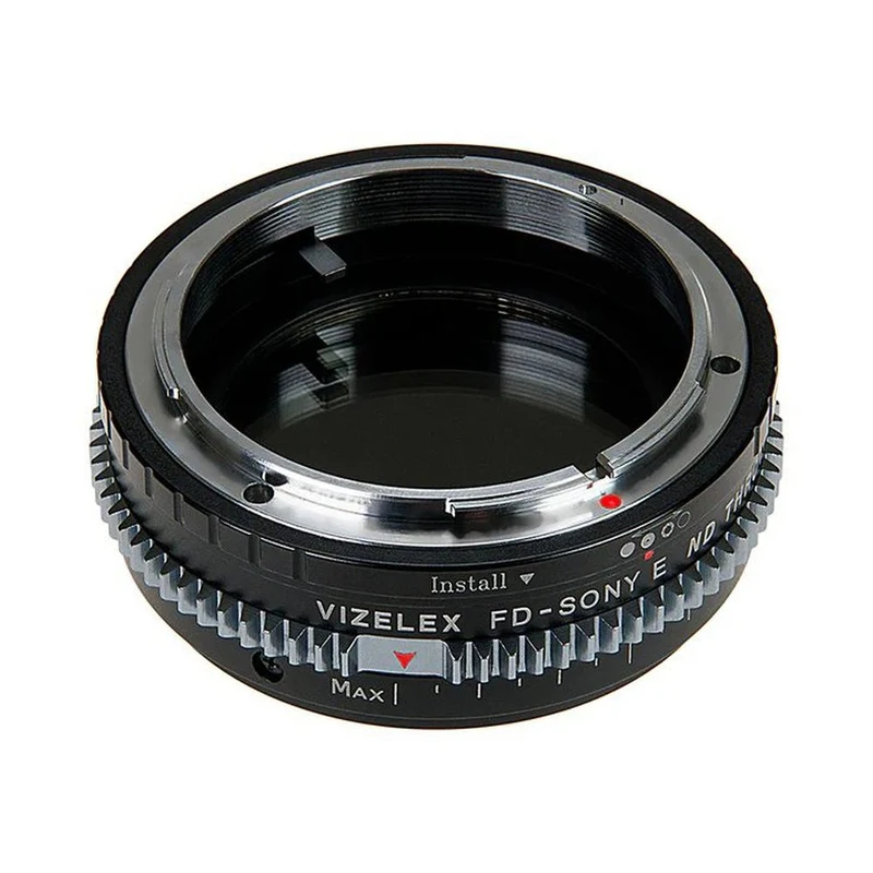Vizelex Cine ND Throttle Objektiv Mount Adapter - Canon FD & FL 35mm SLR auf Sony Alpha E-Mount
