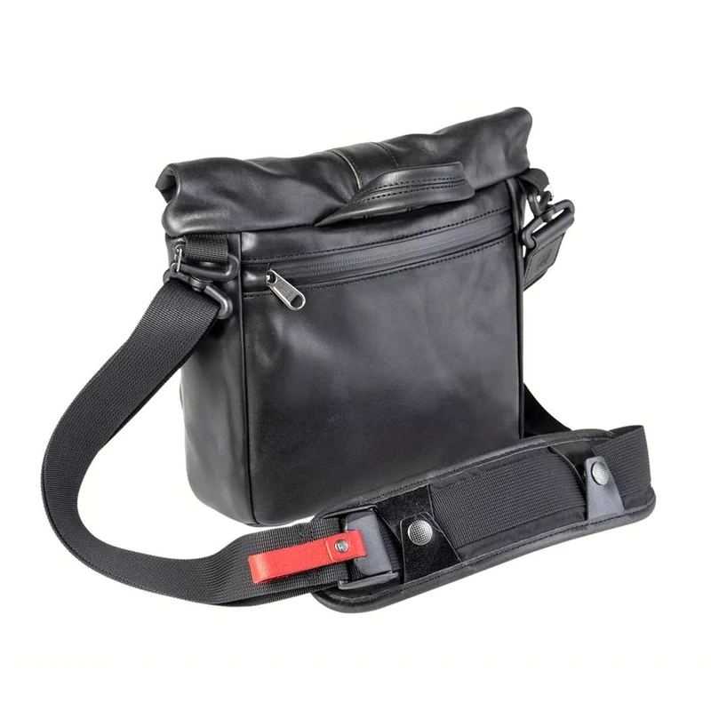 Wotancraft Pilot Travel Camera Bag 3.5l - Black Leather