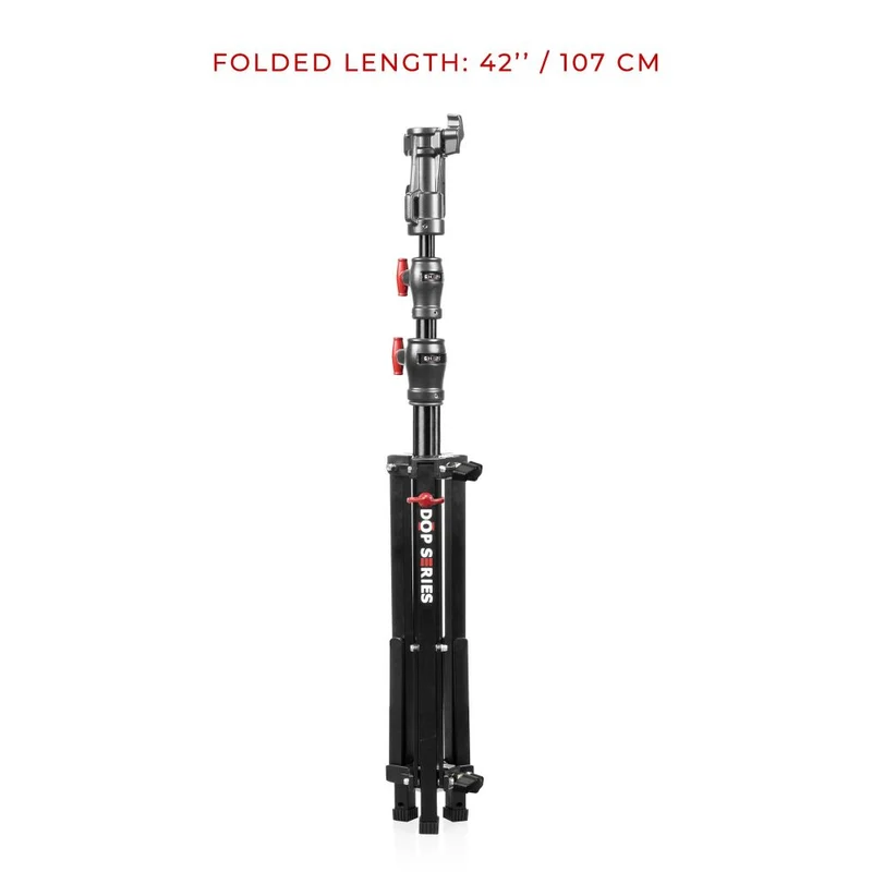 Shape Low Boy Double Riser Ständer Schwarz/Chrom 6,4'