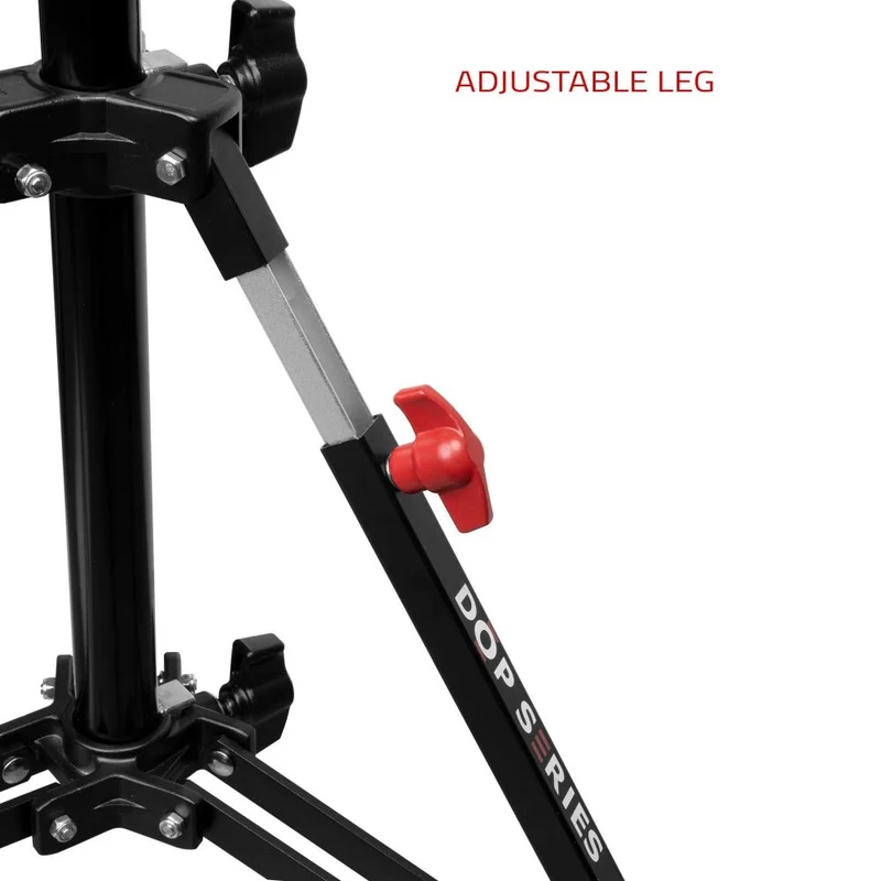 Shape Aluminium-Babyständer, quadratisches Bein, Schwarz, 12,9'