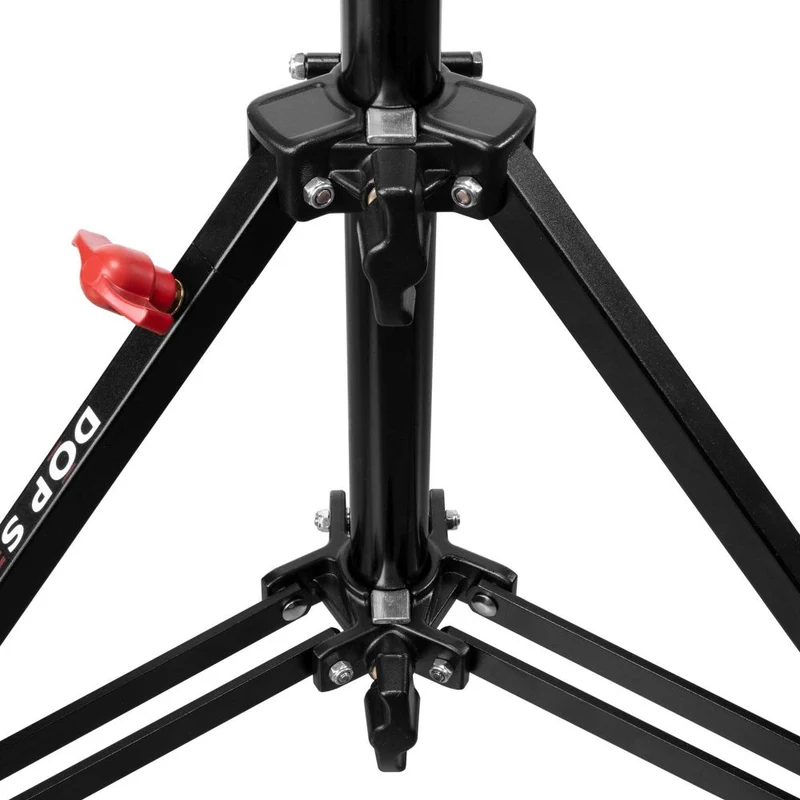 Shape Aluminium-Babyständer, quadratisches Bein, Schwarz, 12,9'
