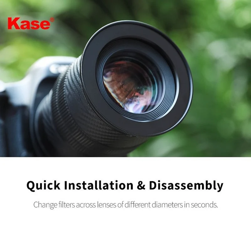 Kase Revolution Magnetischer eingelegter Ring 77–82mm