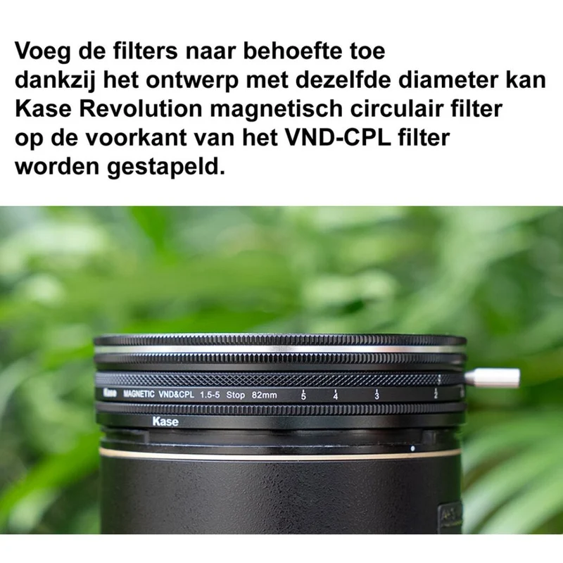 Kase Video Kit VND-CPL mit Black Mist 77mm