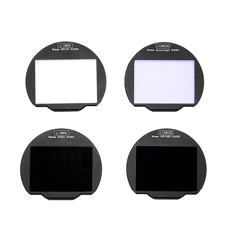 Kase Clip-in Filter Canon R5 R6 4 in 1 Set (MCUV, Neutral Night, ND64, ND1000)