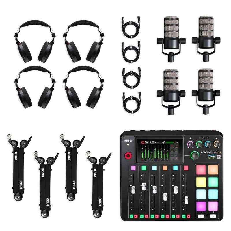 RØDE Vier-Personen-Podcast-Bundle