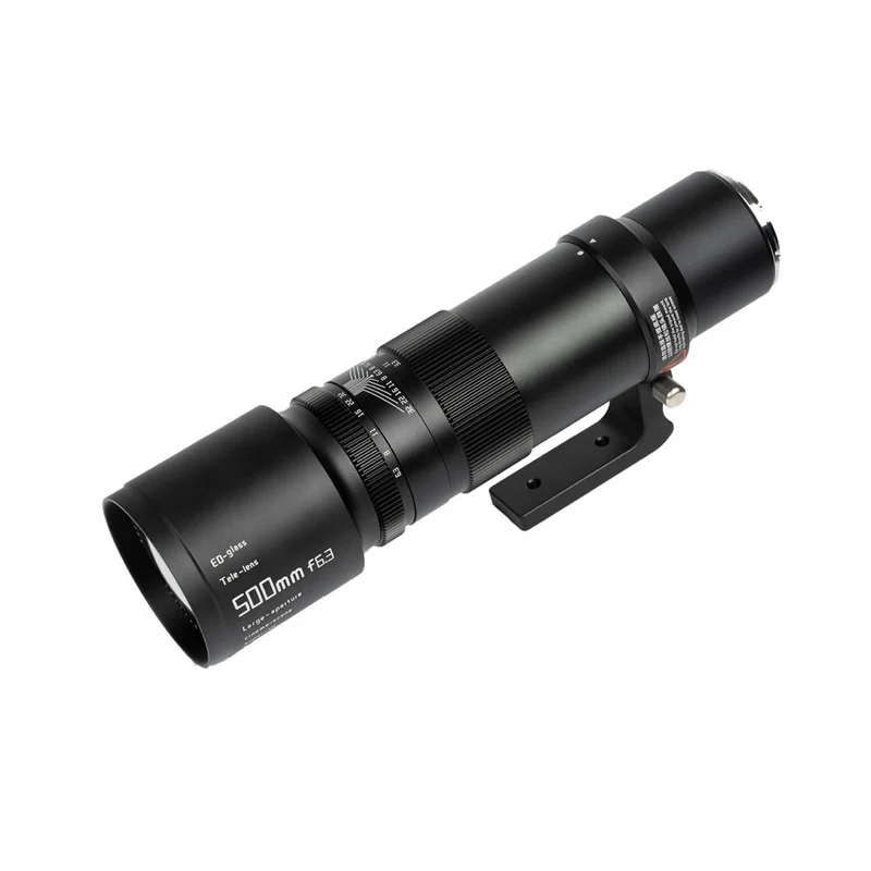 TTArtisan 500mm f/6.3 Fujifilm GFX mount Black