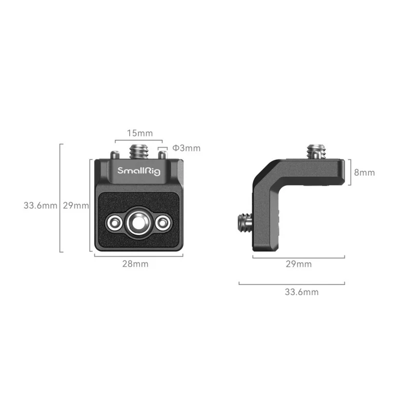 SmallRig x LensVid MD4360 mini L-förmiges Montageplattenkit