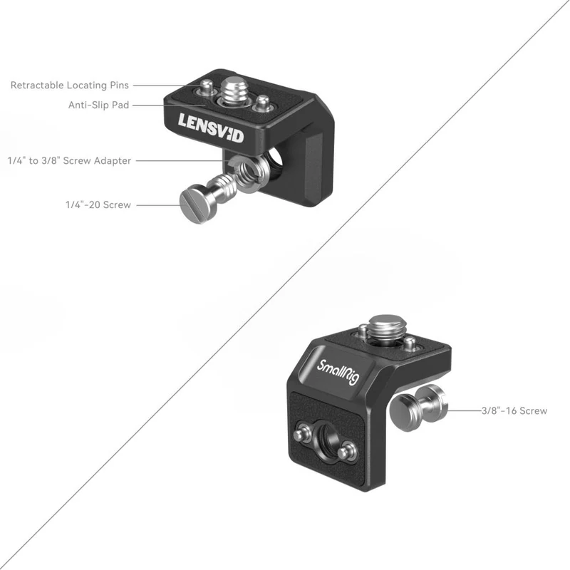 SmallRig x LensVid MD4360 mini L-förmiges Montageplattenkit