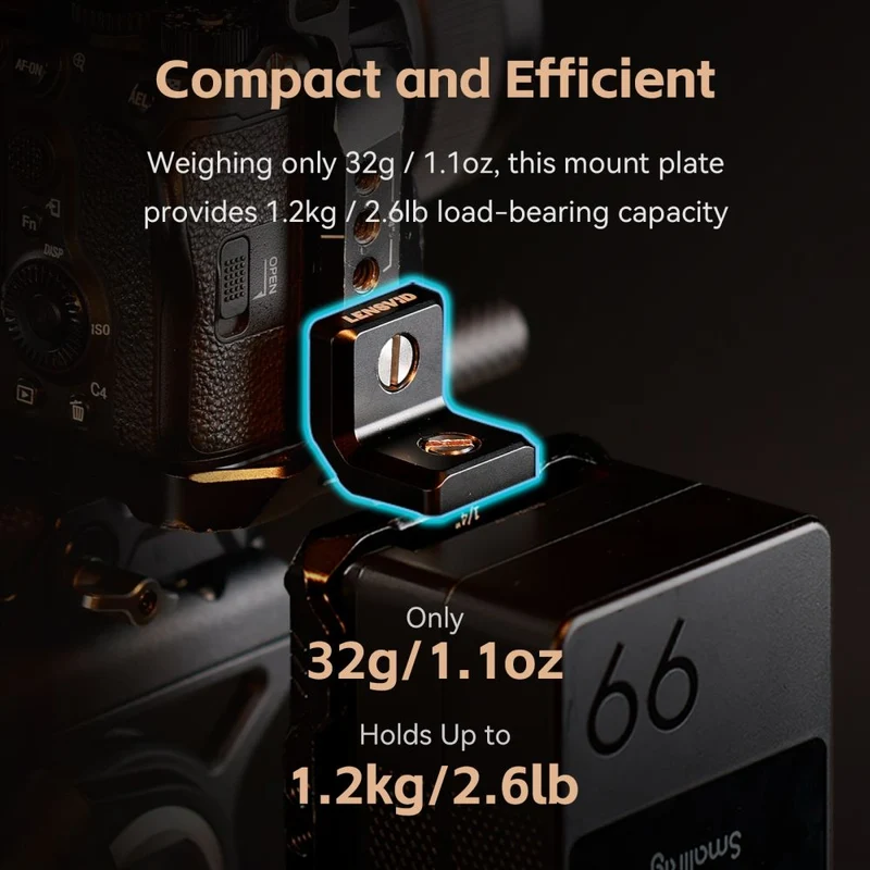 SmallRig x LensVid MD4360 mini L-förmiges Montageplattenkit
