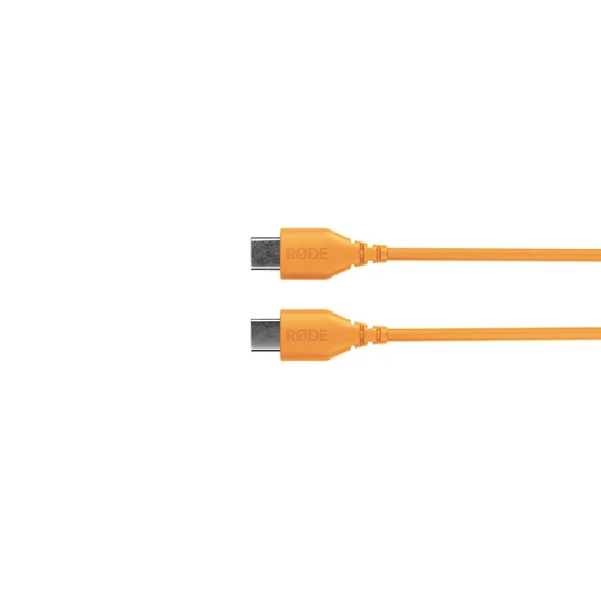 RØDE SC22 30cm USB-C to USB-C Cable, Orange