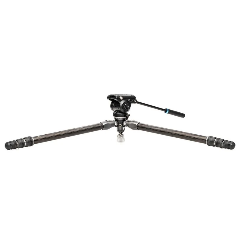 Benro Tortoise Carbon Tripod with S4PRO Video Head 34C Levelling Base