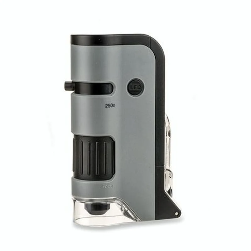 Carson Handheld Microscope MP-250 MicroFlip 100-250x with Smartphone Adapter