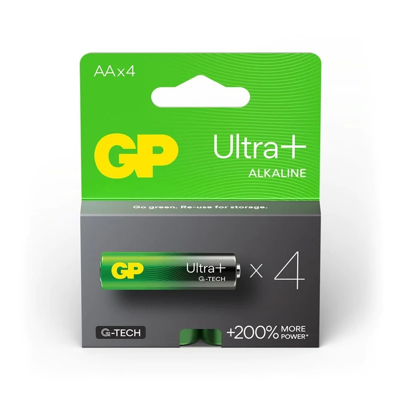 GP AA x4 Ultra Alkaline Batterien