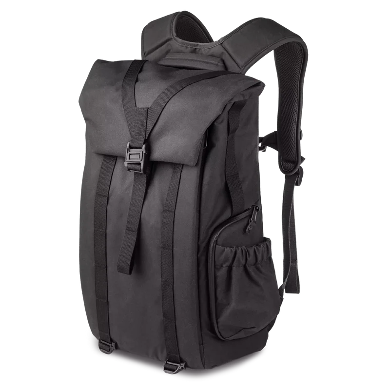 Wotancraft Pilot Backpack 18L – Schwarz